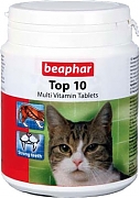 TOP 10 180 тб, комплекс витаминов для кошек.