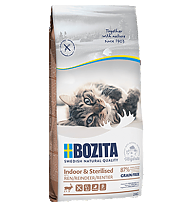 Bozita Indoor & Sterilized Grain free Reindeer 400г для кастрированных и стерилизованных кошек (Олень).