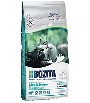 Bozita Sensitive Diet & Stomach Grain free для кошек с чувствительным пищеварением.