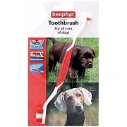 Зубная щётка двух размерная на блистере для собак и щенков Beaphar Toothbrush.