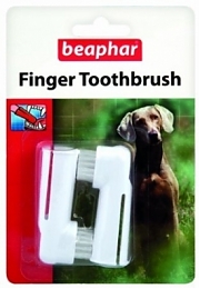 Зубная щётка на палец для собак и щенков Finger Toothbrush.