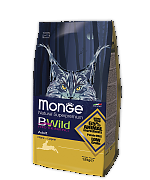 Корм Monge BWild Cat Hare для взрослых кошек с мясом зайца 1,5 кг