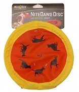 Нитайз летающая тарелка текстильная оранжевая д/собак